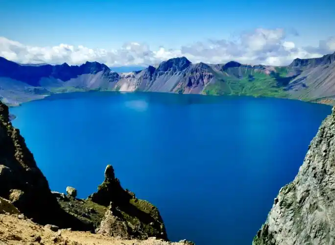 长白山天池,杠杠的