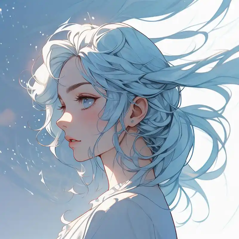 💙可爱女生浅蓝色头像精选🎀