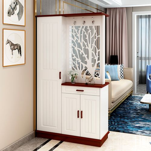 现代简约进门玄关柜双面隔断柜鞋柜门厅储物柜欧式客厅屏风装饰柜