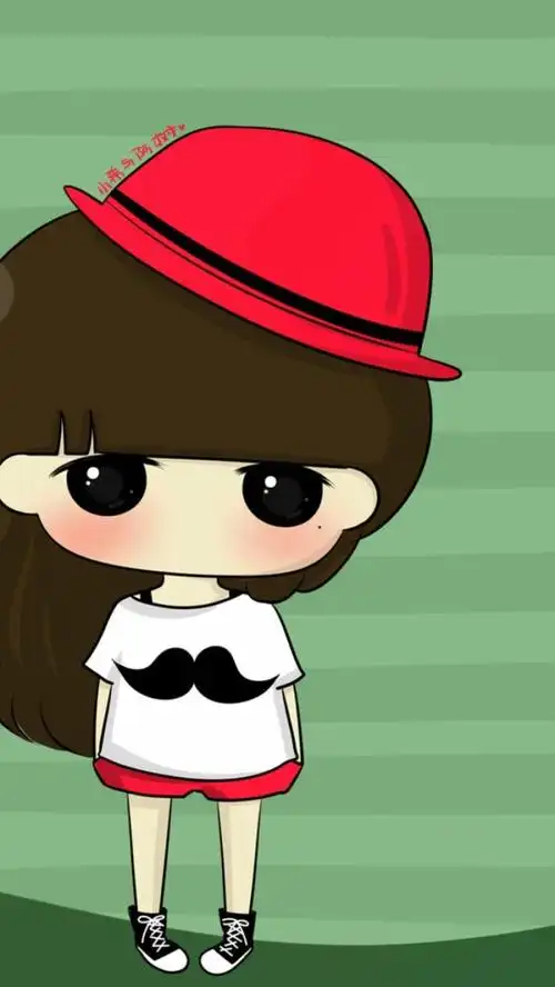 iphone壁纸,小希,套图,卡通,手绘.