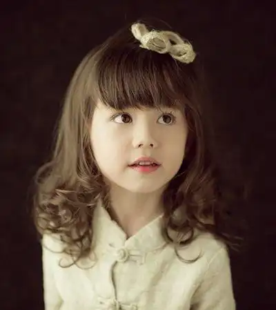 女童怎样烫头好看 儿童短发烫发发型(2)