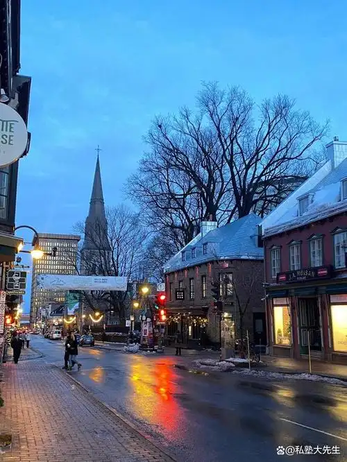 23:加拿大并非高楼林立,市中心也有许多平房,街道也不十分平坦.