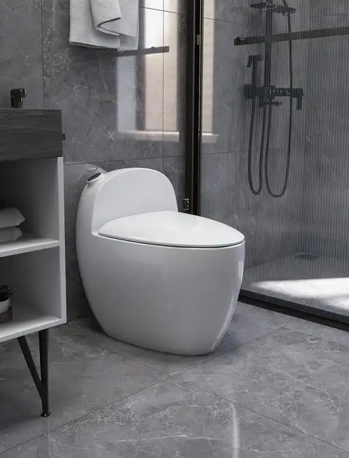 德国摩兴新款鸡蛋家用马桶冲力圆形形成人小普通坐便器