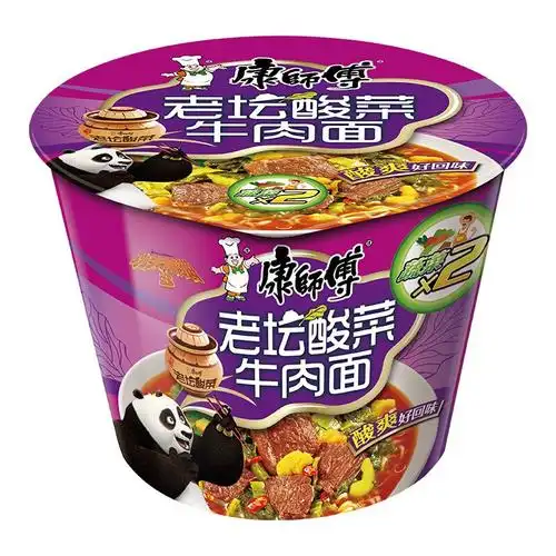 康师傅 老坛酸菜方便面 12桶*1箱