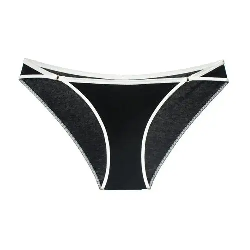 新品 木丹小花 细带棉三角裤女士内裤透气高开叉少女内裤f002