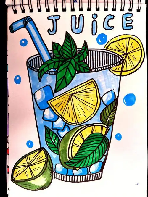 创意儿童美术绘画作品07