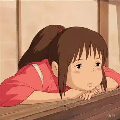 电影 人物 插画 封面 动漫 动画 二次元 千寻 荻野千寻 头像 动漫头像