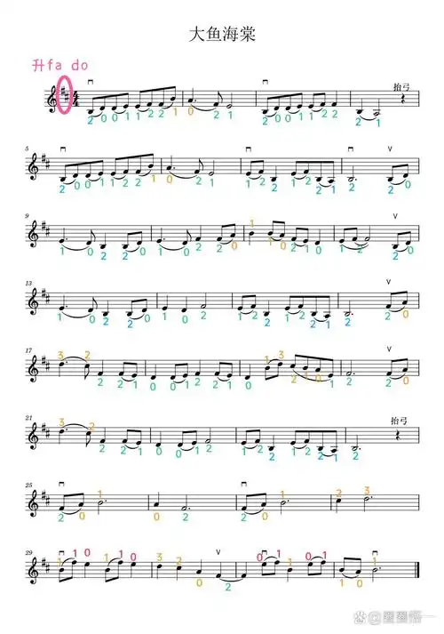 小提琴版《大鱼》原来你生来就属于天际