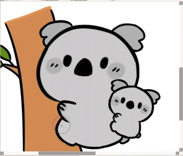 可爱简笔画来袭,我是考拉