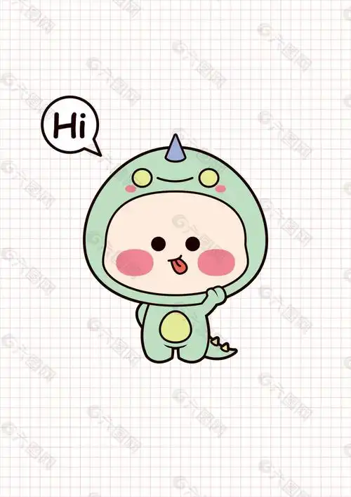 卡通人物小怪兽矢量图素材