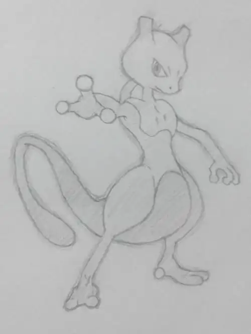 简笔画教程怎么画超梦x