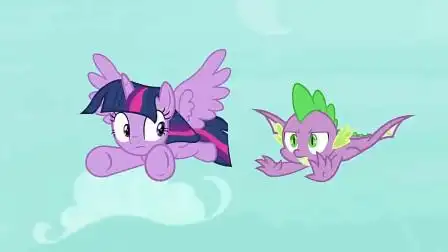 小马宝莉:穗龙长出了翅膀,飞出去从大鸟手中救回可拉和珍奇!