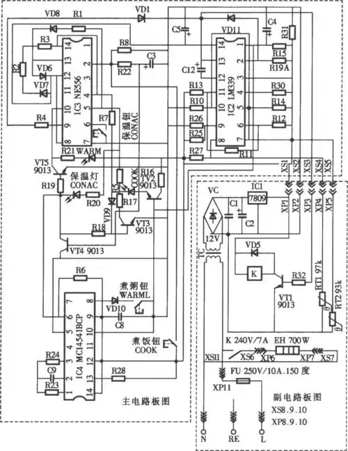 美的mb-yc50a型电饭煲电路的设计