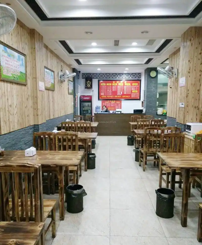 小餐馆店面装修设计效果图_装信通网效果图