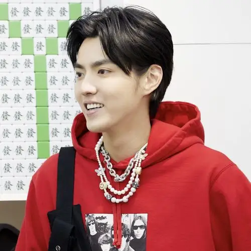 925银 潮流合伙人吴亦凡同款珍珠项链欧美嘻哈贝珠锁骨链男女饰品