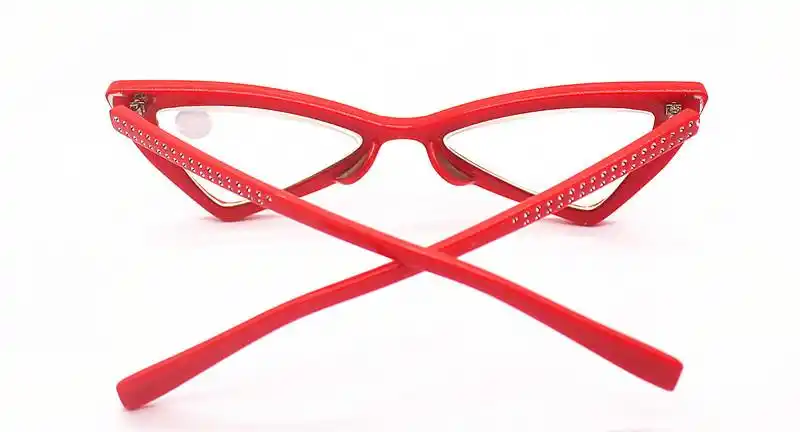 猫眼时尚三角型钻石老花眼镜女款潮流高清晰老视眼镜厂家批发老花