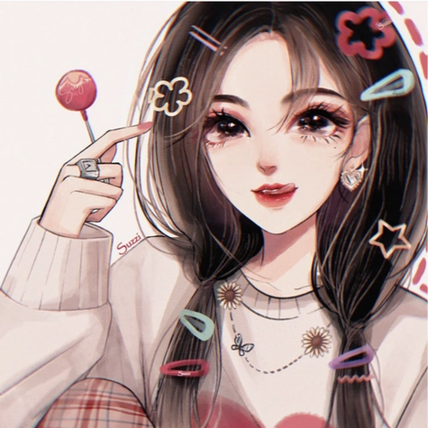 女明星的头像漫画图片大全 女生头像图片大全 -【爱个性】