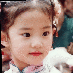 刘亦菲童年表演照曝光灵气十足从小美到大