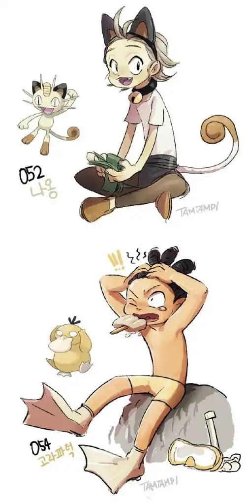 精灵拟人皮卡丘