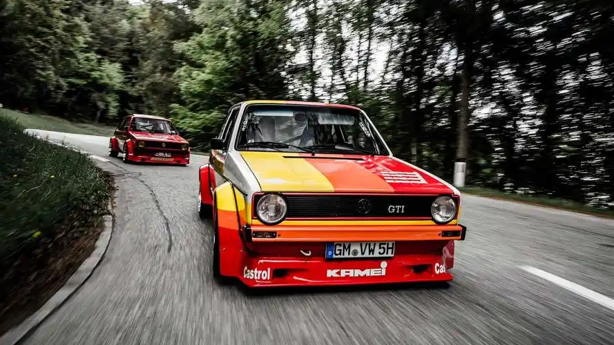 复古大众高尔夫改装车,高清图片,电脑桌面-壁纸族