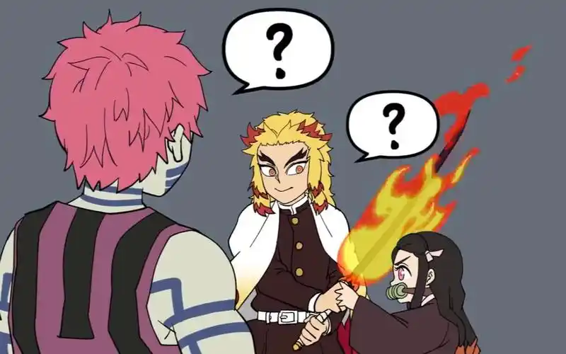 【鬼灭之刃沙雕动画】炎柱哥哥,为了我,对他使用炎刃吧!