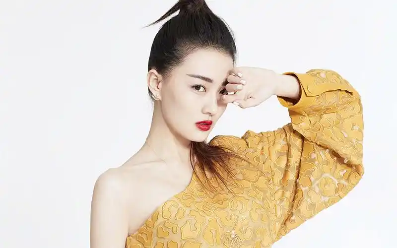 徐璐烈焰红唇时尚写真图片桌面壁纸高清大图预览1920x1200_大陆明星