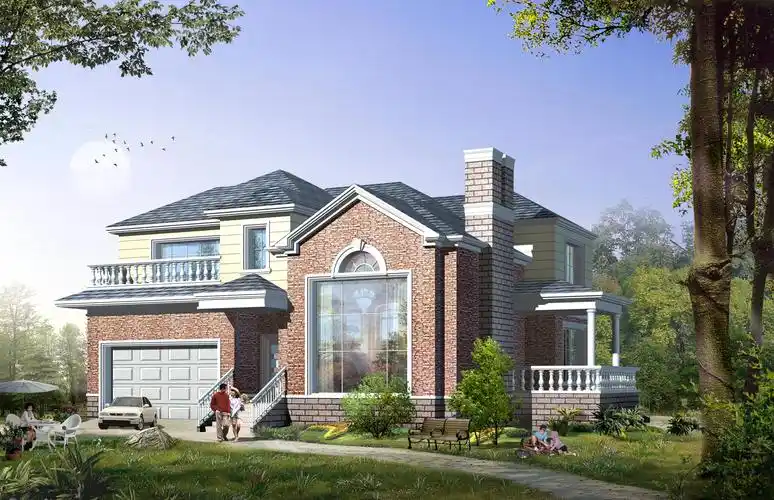 农村独栋别墅效果图,总有一款适合你,非常值得收藏_朋友