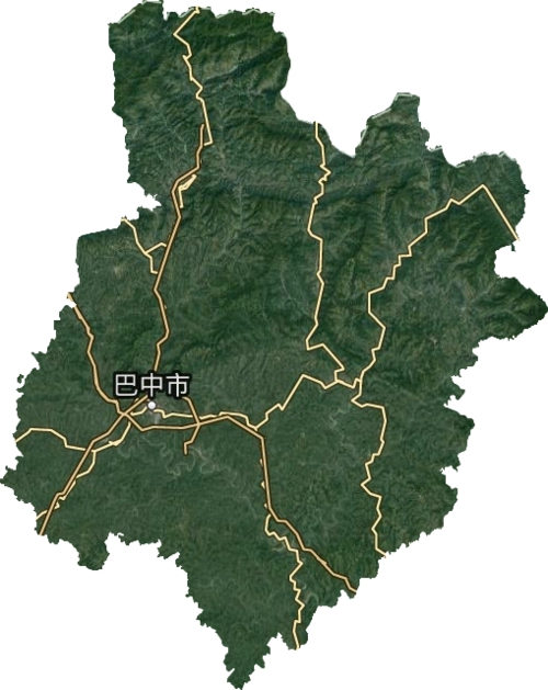 巴中市卫星地图数据资源,巴中市地图数据