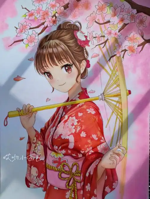 原创小画动漫人物手绘附步骤图