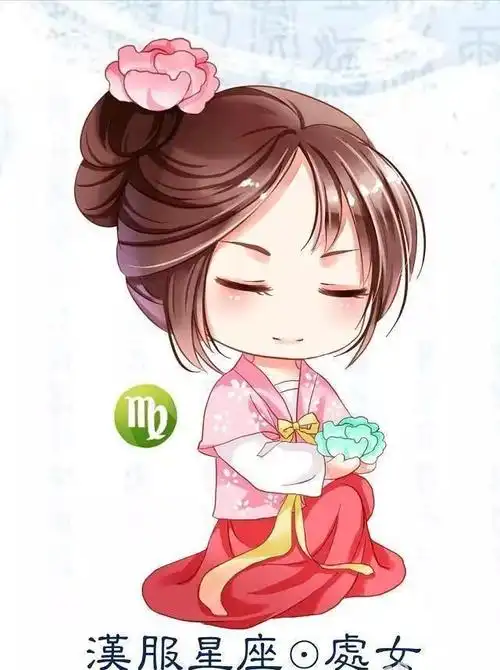 q版人物图:围观君之乔十二星座