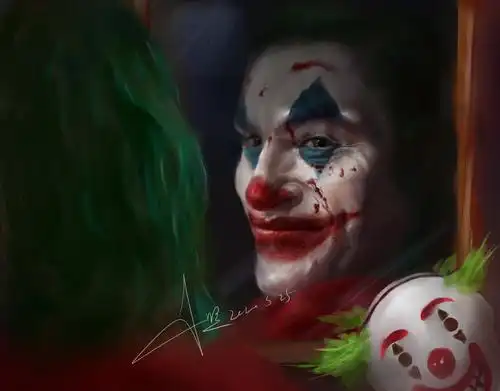 板绘小丑——两点半的疯人院里,.