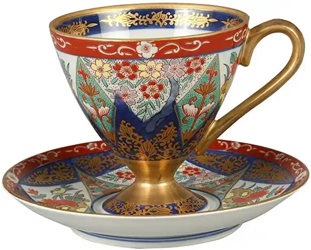 林九郎窑 樱花鸟 咖啡碗碟 009037c760