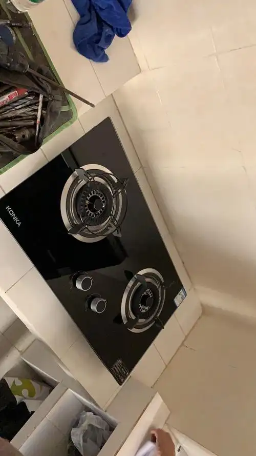 康佳(konka)燃气灶jzt-kdd01钢化玻璃燃气灶 大火力 双灶嵌入式 台嵌