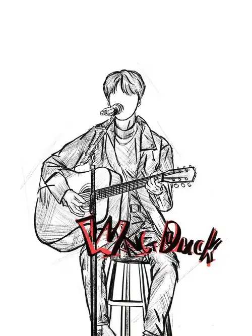 王俊凯速写风客展