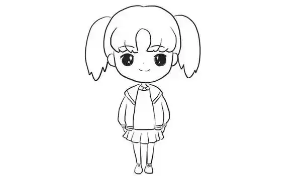 小女孩简笔画简单 小女孩简笔画简单又漂亮