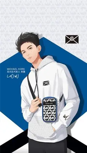 人气作者青庭绘制 吴磊二次元形象亮相快看漫画