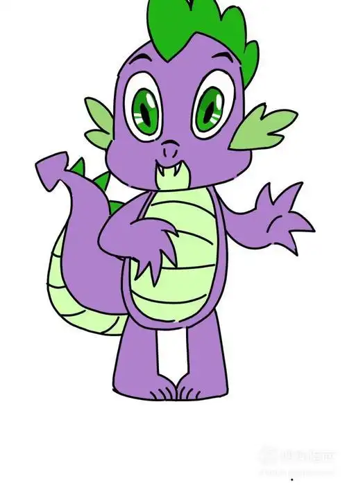 卡通简笔画穗龙怎么画