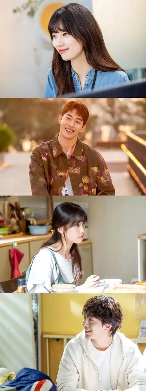 演员裴秀智和南柱赫在tvn新剧《创业》中相遇.