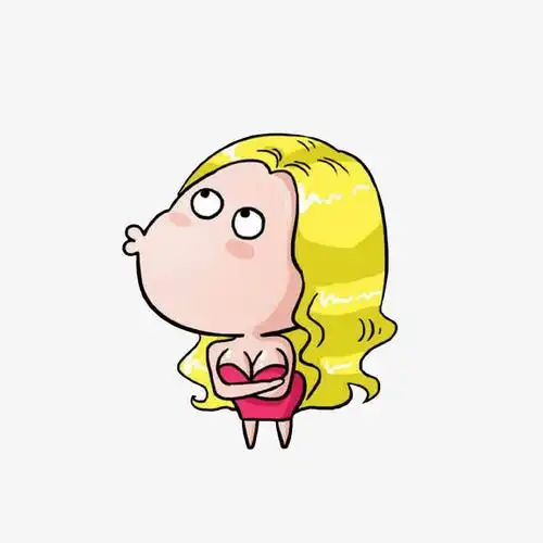 关键词 : 嘟嘟嘴,头瞥一边,傲娇女孩,金发女孩,卡通手绘