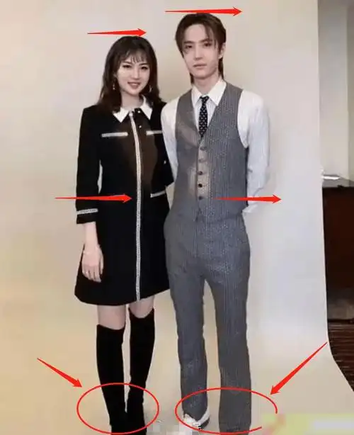 姚安娜王一博同框照曝光二人身高差却成亮点确定相差10cm