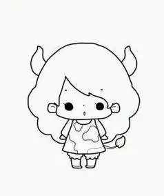 萌图简笔画十二星座少女简笔画动漫人物 画十二星座的萌少女十二星座