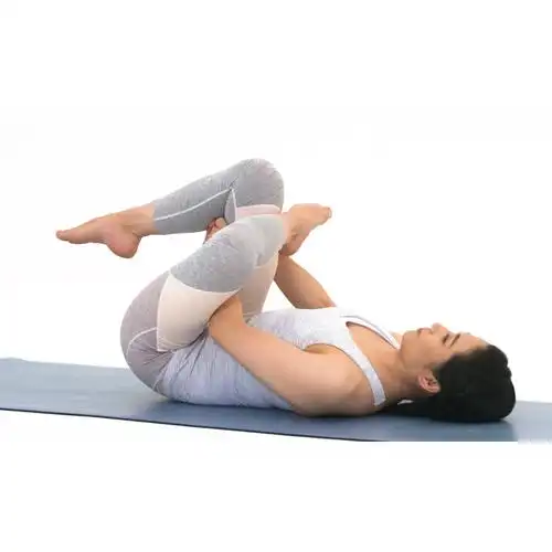 仰卧左侧臀部拉伸