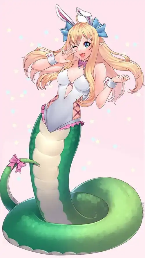 邪神与厨二病少女女主角蛇女邪神酱jashin chan手机壁纸图片集