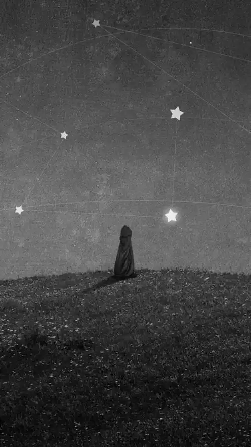 黑白简约创意高清iphone手机壁纸图片