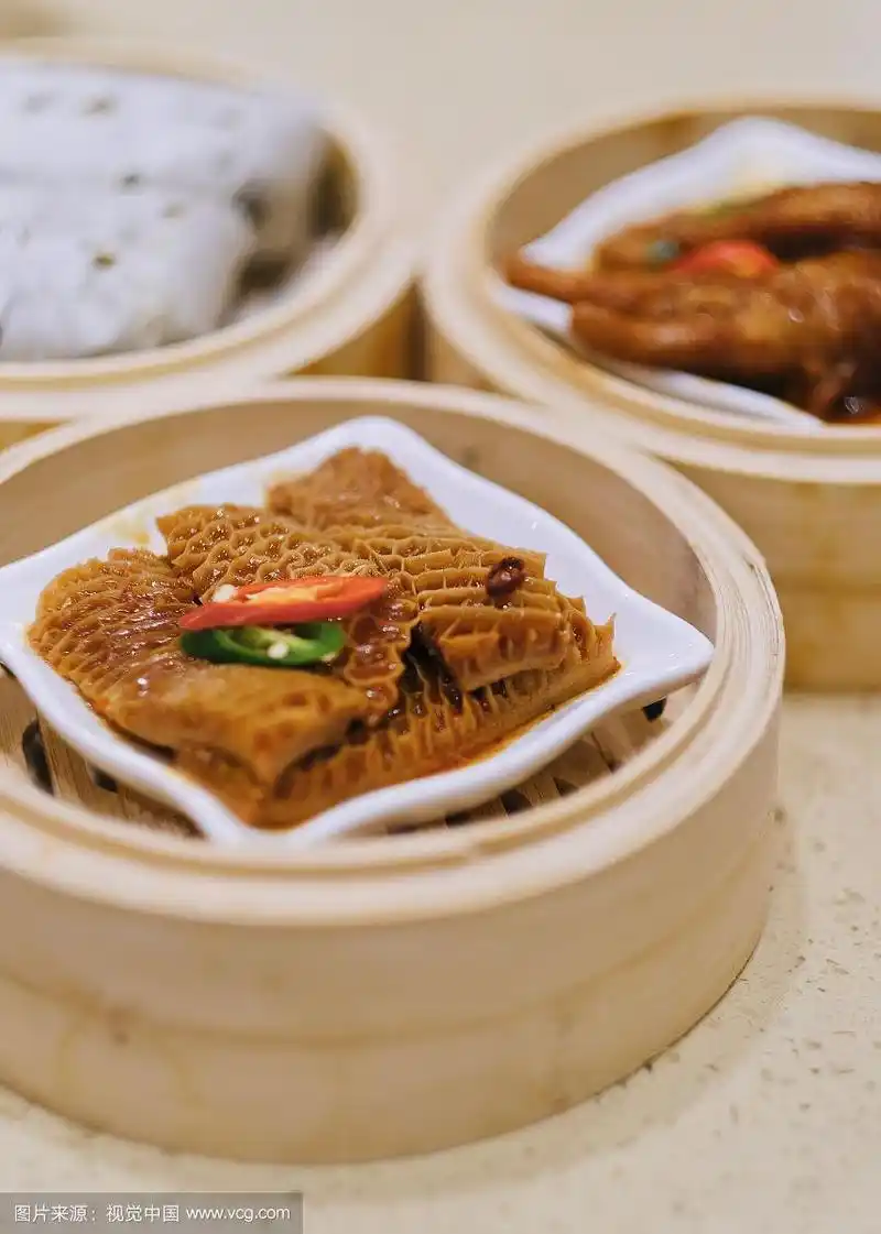 广东早茶点心金钱肚