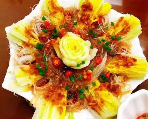 粉丝蒸娃娃菜(花开富贵)的做法