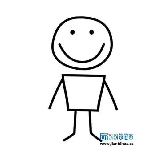 幼儿简笔画画小人卡通小人简笔画图案幼儿园小人儿简笔画