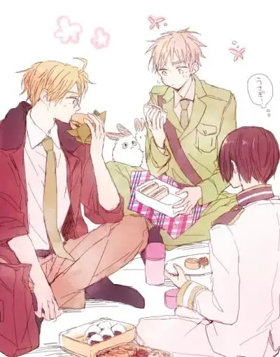 黑塔利亚##阿尔弗雷德##亚瑟柯克兰##本田菊