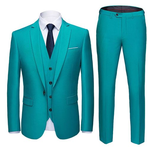 西服套装男士西装三件套商务修身职业正装工作面试上班服装大码帅