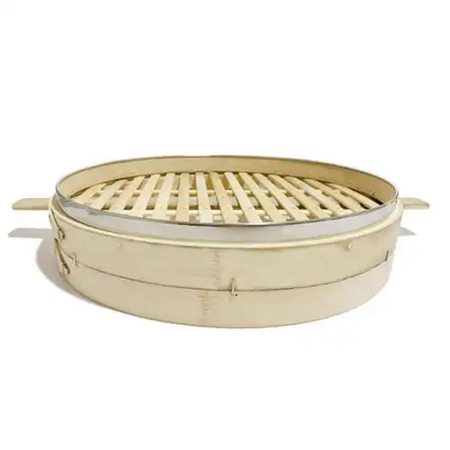 竹制主编蒸笼屉商用家用大蒸笼大号蒸笼蒸屉5135154352安庆外径43厘米